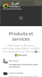 Mobile Screenshot of inforca-algerie.com